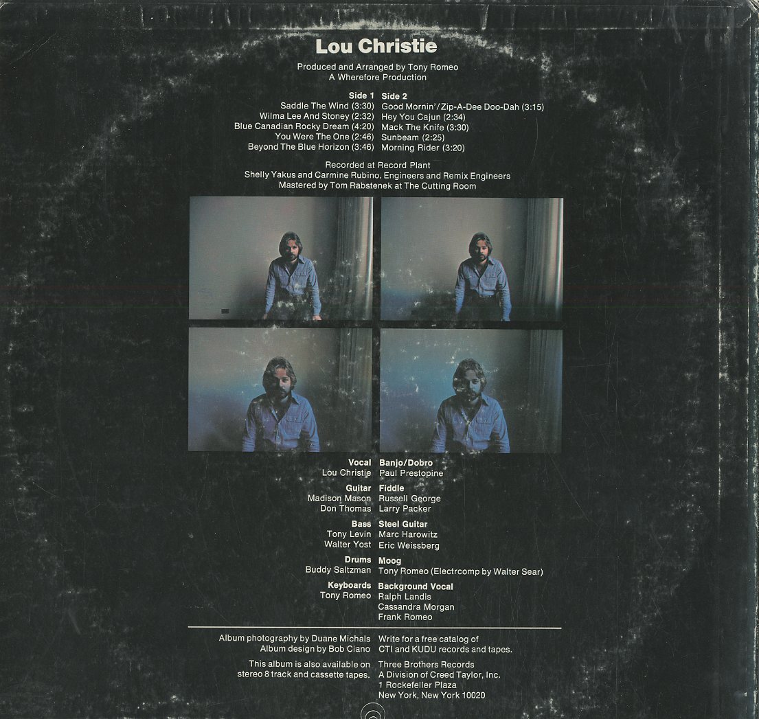Albumcover Lou Christie - Lou Christie